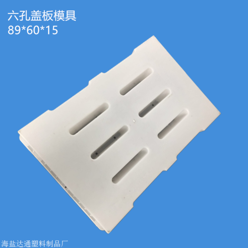 安徽双缺口六孔下水盖板塑料模具图片